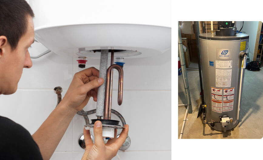 replace water heater Calgary