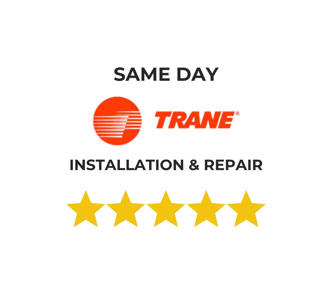 same day trane installation and repair
