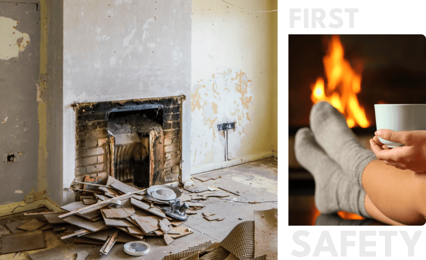 fireplace removal calgary