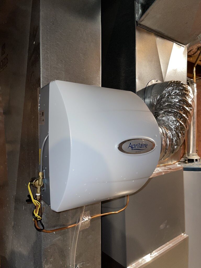 replacement aprilaire humidifier installation