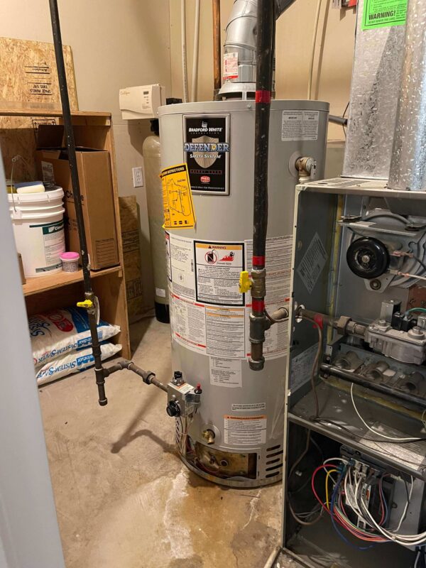 removing old tanked water heater